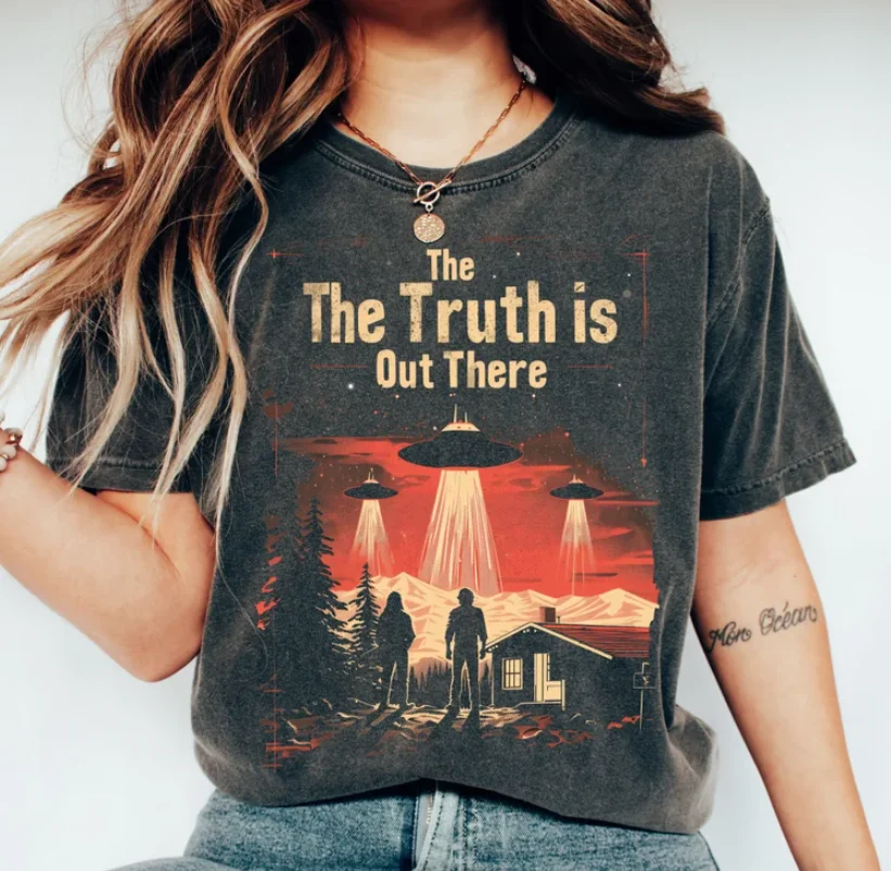 The X-Files Shirt, Retro T-Shirt, Scully And Mulder Shirt, The X-Files Movie Shi