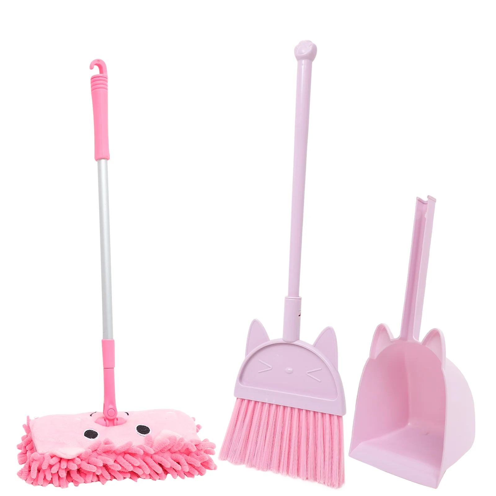 

Broom Dustpan Set Small Mop Toy for Toddlers Baby Cleaning Toys Household Kids Sweeping