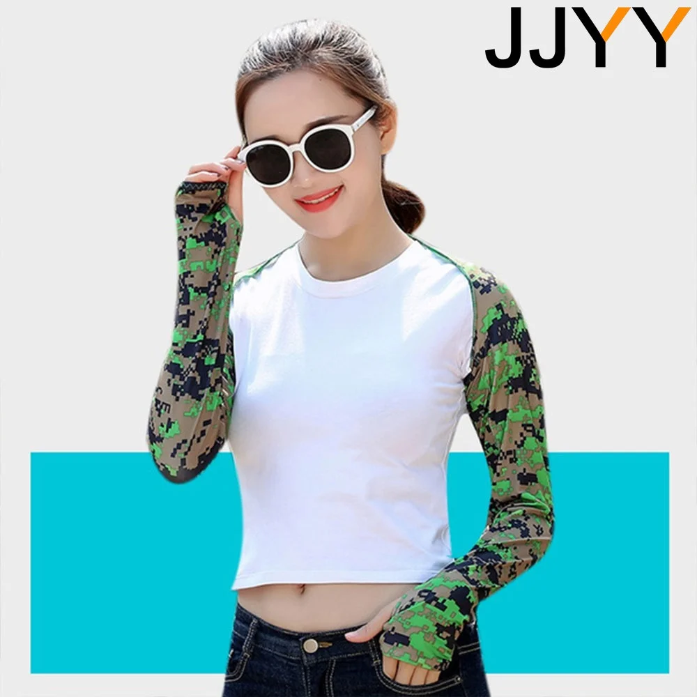 Silk Shawl Sleeve Arm Sunscreen UV Protection Sports Gloves Outdoor Activities Running Fishing Cycling Sleeve, Outdoor, Running,