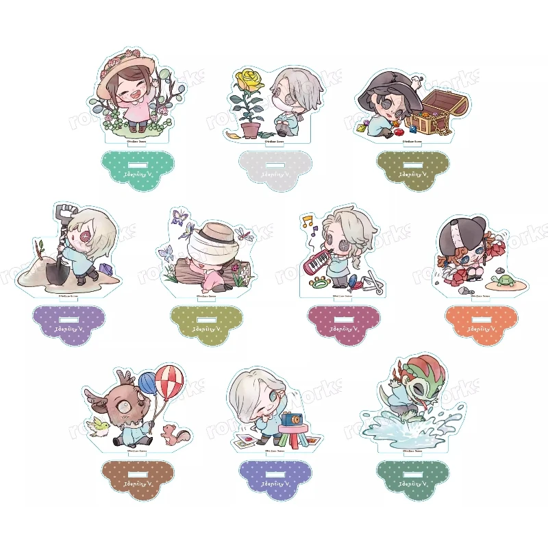 

Game Identity V Acrylic Stand Doll Anime Gardener Prospector Composer Entomologist Mini Figure Model Plate Cosplay Toy For Gift