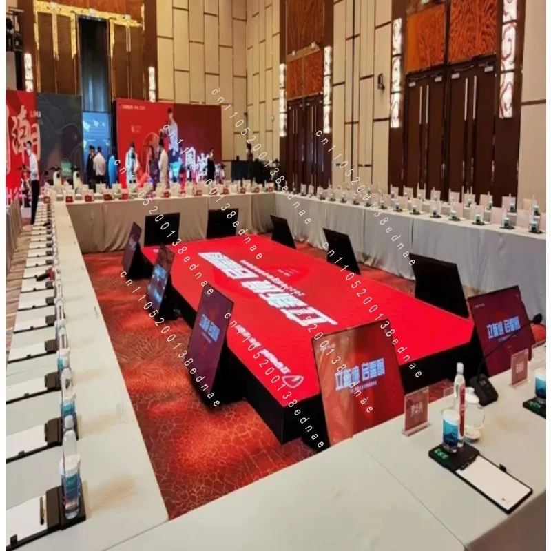 TV Bracket Floor Low Mobile Stage Rostrum Meeting Reverse Look Pitch Angle Teleprompter Bracket Speech