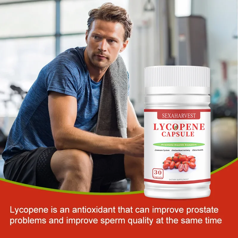 Natural Lycopene Capsule System Immunity Health for Men Improved Sperm Quality Supplement 30 Pills