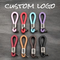 Leather Weave Keychain Creative Idea Keyring Metal Lovers Key Chain Gift Ring Cartoon Unisex NEW Color Alloy Motorcycle Upscale