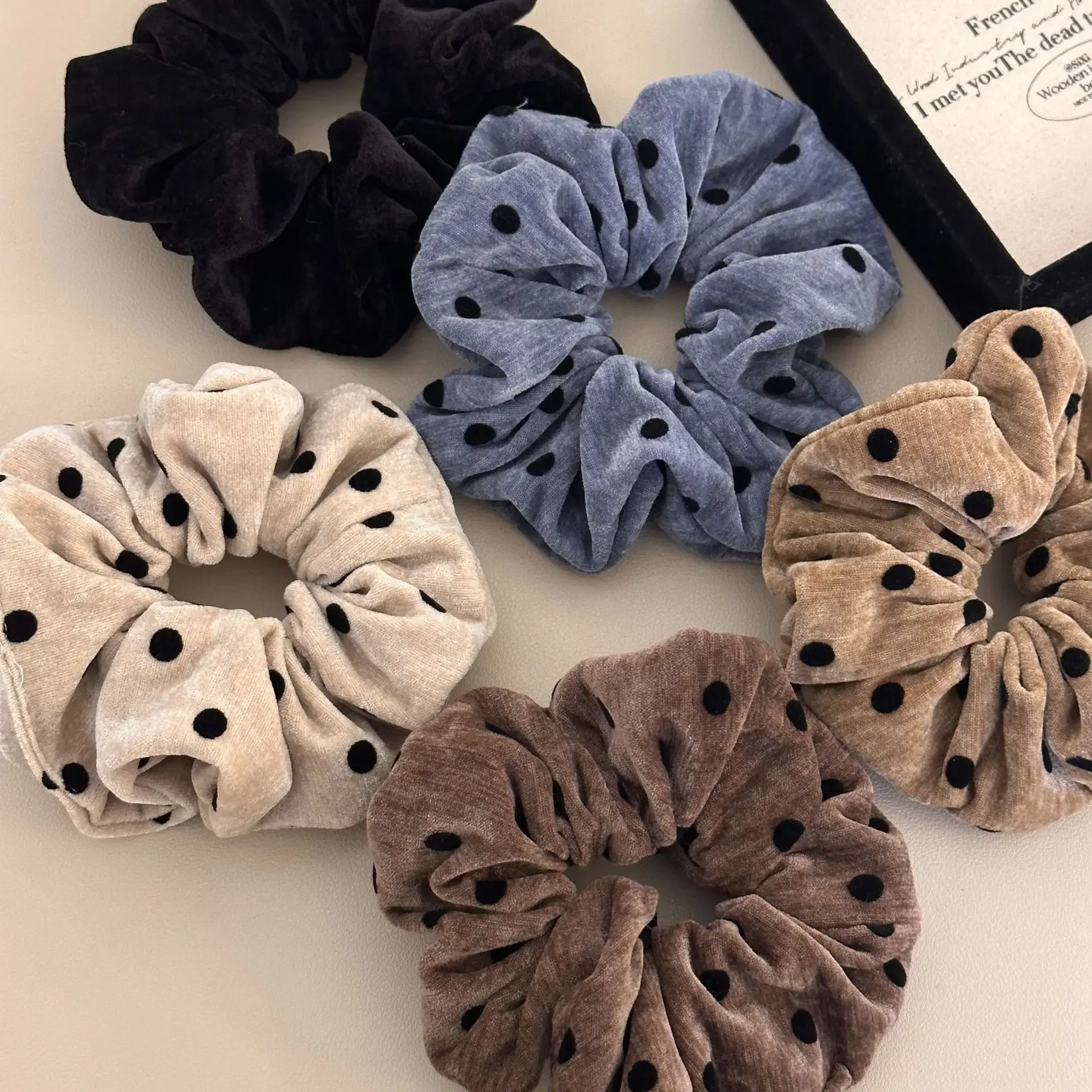 Grandi accessori per capelli per le donne ragazza coreana cravatta elastici scrunchies fascinators elastici elegante grande moda vintage leader