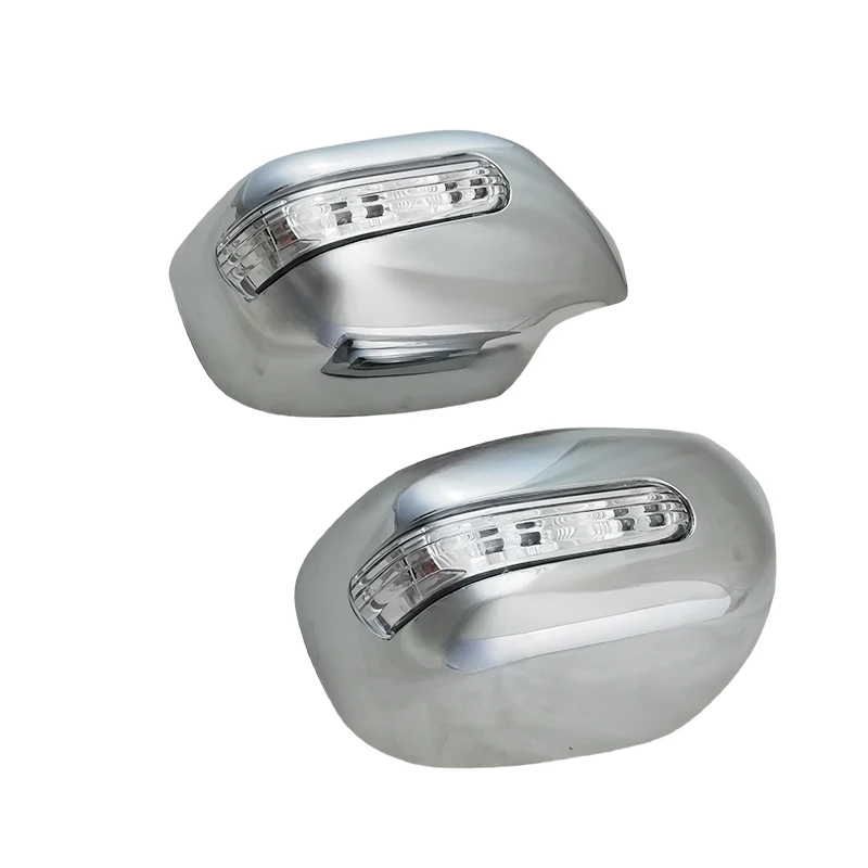Car upgrade ABS Plastic Chrome Door Mirror Cover With LED For Toyota Camry XV30 2002 2003 2004 2005 2006 Rearview decoration view 4