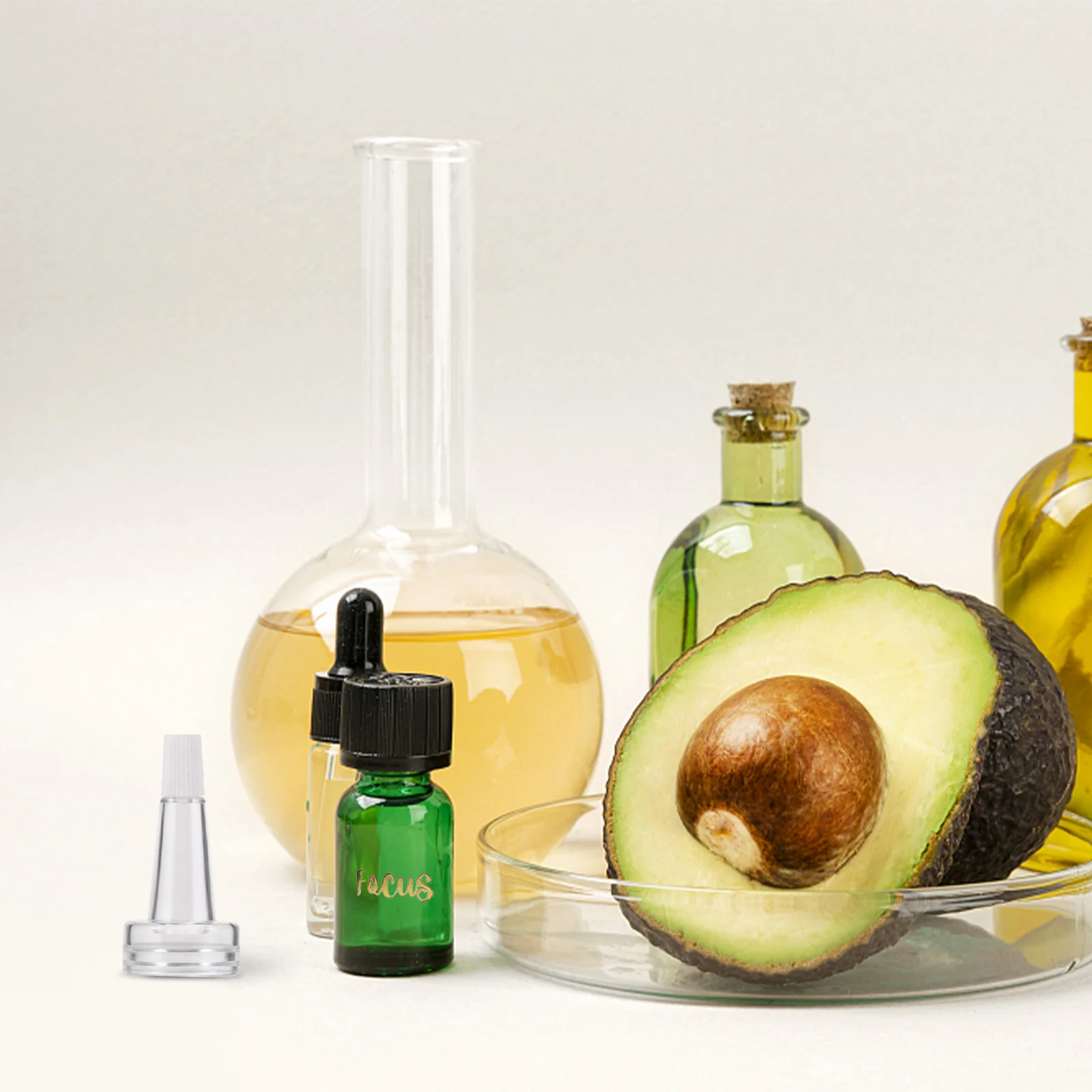 

18 Sheets PVC Waterproof DIY Bottle Stickers for Essential Oil Labels Perfume Dropper Containers Organization Adhesive