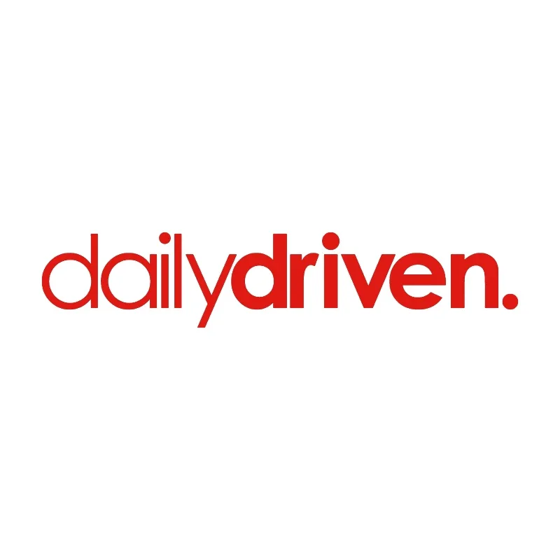 Funny Daily Driven Waterproof Vinyl Car Stickers Multi-brand Decals Car Motorcycle Window Personality Decor