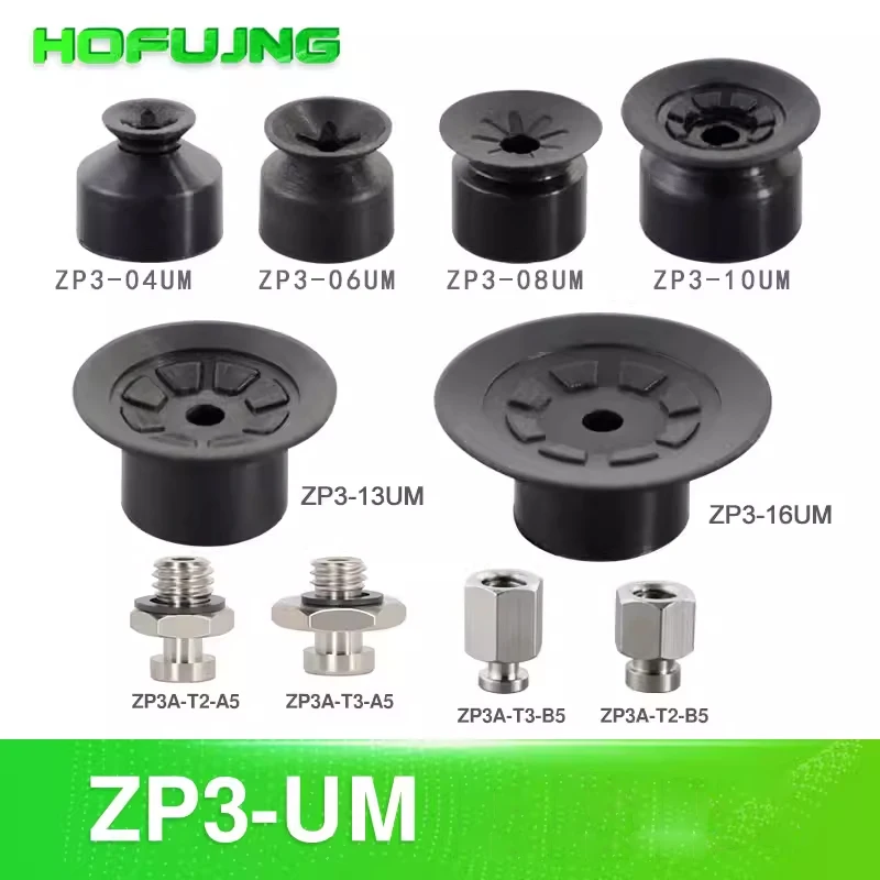 ZP3 ZP2 Compact Type Bellows Pad ZP3-T13BS-A5 10BS 08BS 06BS 04BS BN UMN UMS