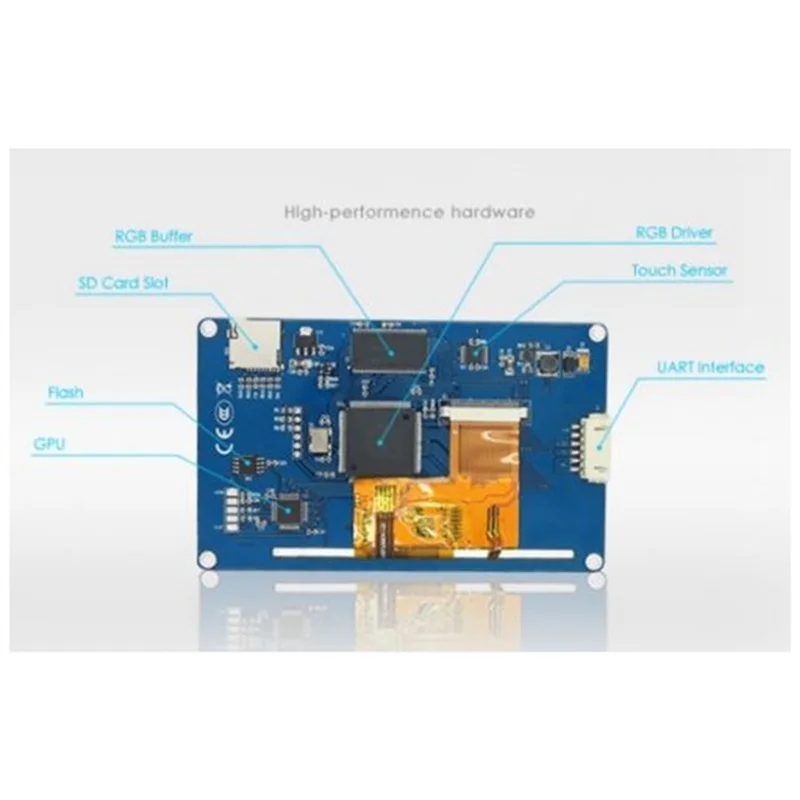 Pantalla táctil LCD HMI NX4827T043 Interfaz hombre-máquina de 4,3 pulgadas Pantalla resistiva HMI Serie mejorada