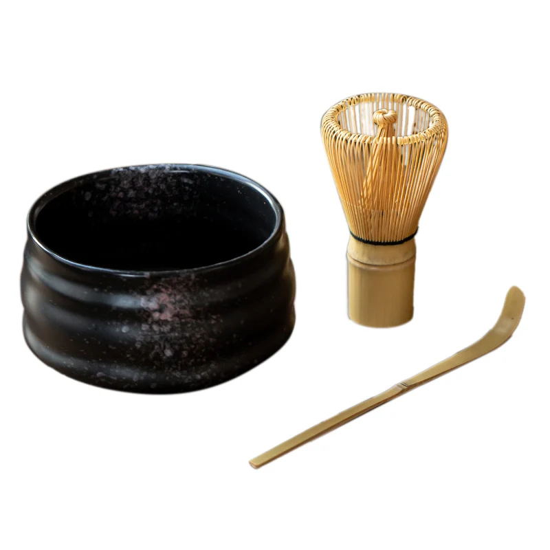 

Tea Ceremony Matcha Ceramic Tea Bowl Bamboo Tea Scoop Matcha Whisk Teaware Set