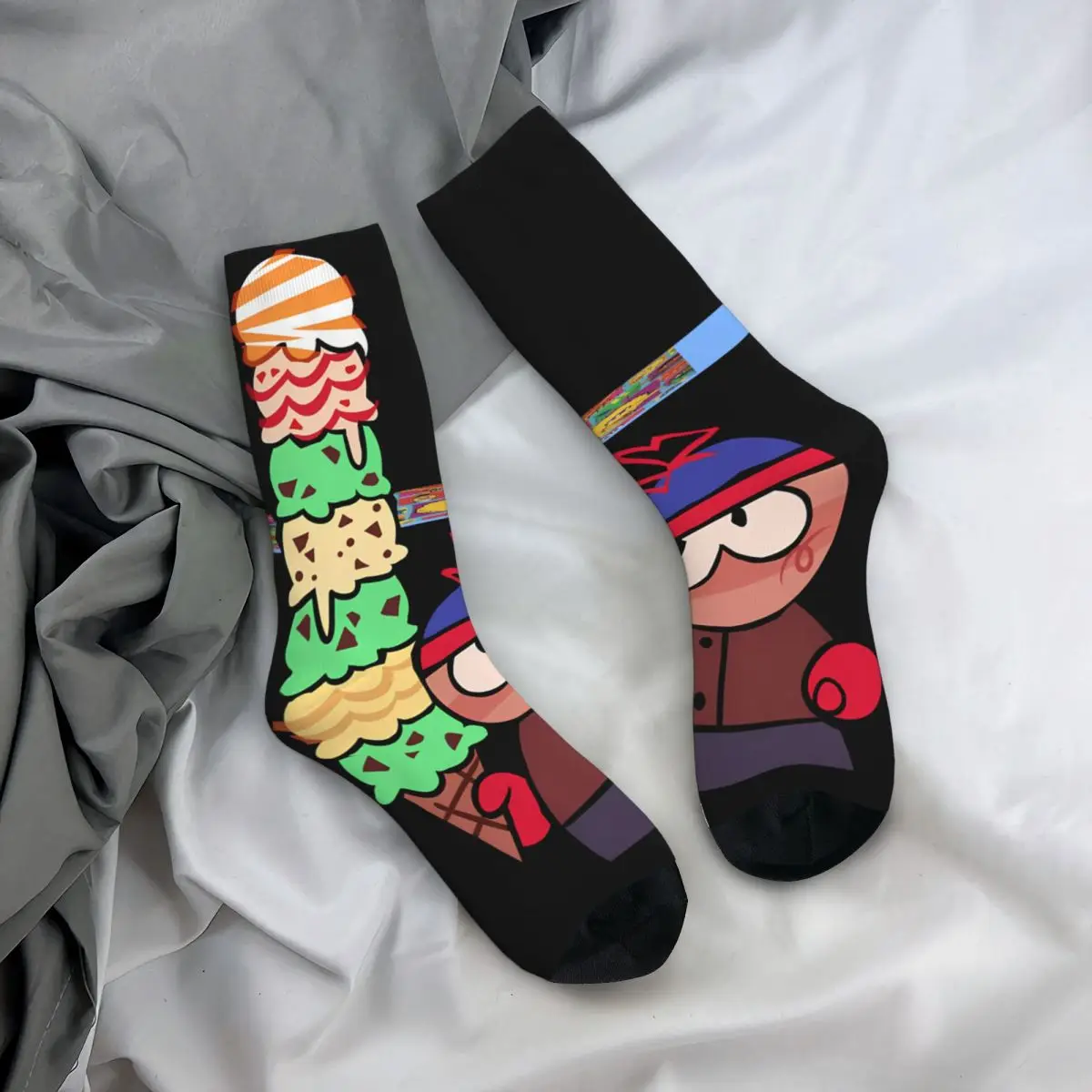 Stan With A Big Icecream Men Women Socks Cycling Novelty Spring Summer Autumn Winter Stockings Gift