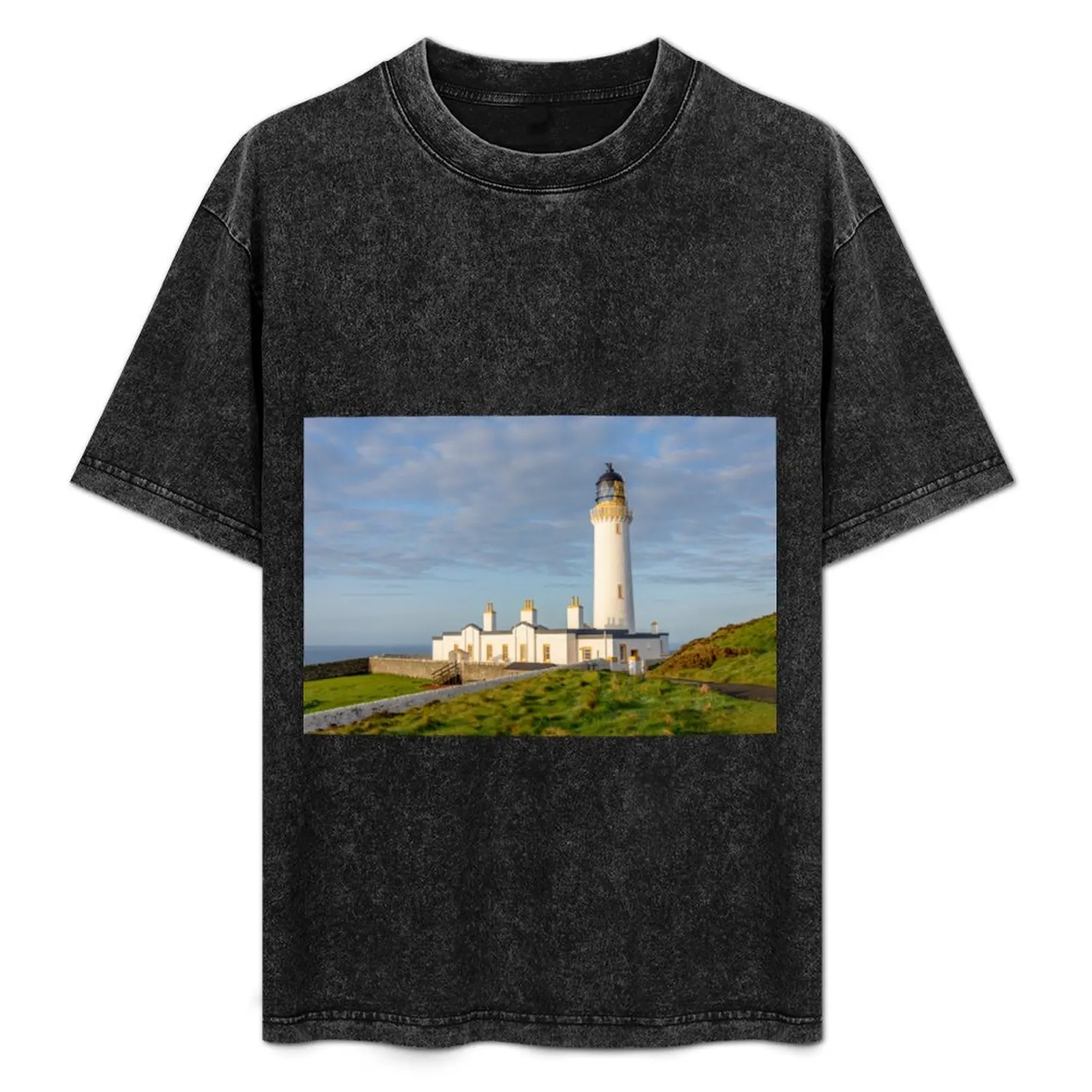 Lighthouse at Mull of Galloway T-Shirt Lightweight Running Sports T-Shirt