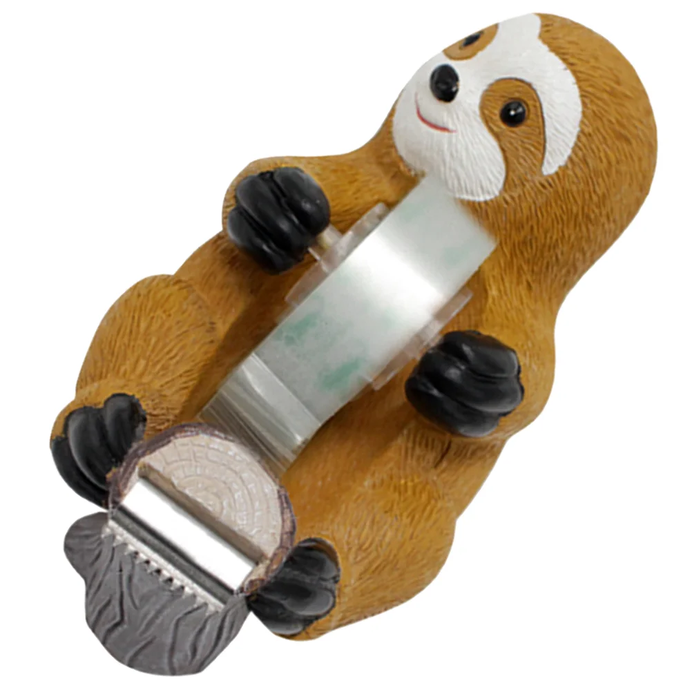 Ornaments Desktop Tape Dispenser Stationery Holder for Cutting Tools Resin Small