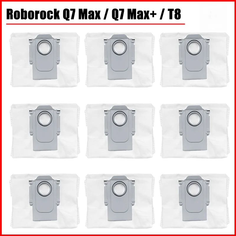 Acessórios Sacos de poeira Coletor Conjuntos Acessório Kit Peças De Reposição Para Roborock Q7 S7 MAXV Ultra Q7 MAX + T8 S8 + G20 Aspirador