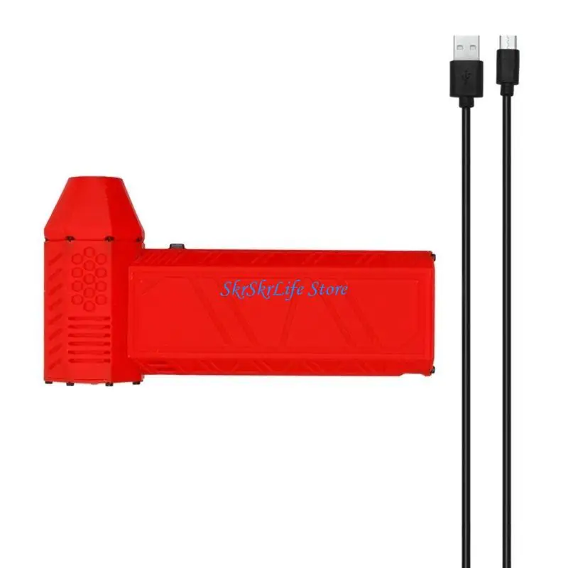 E65E منفاخ صغير مروحة نفاثة مروحة عنيفة 120,000 دورة في الدقيقة مروحة قوية 3 سرعات قابلة للتعديل مروحة منفاخ صغير منافض الهواء