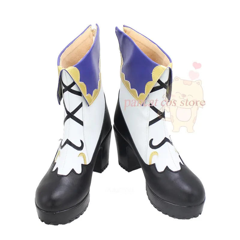 

Genshinimpact Barbara Cosplay Shoes Comic Anime Game Cos Long Boots Cosplay Costume Prop Shoes for Con Halloween Party