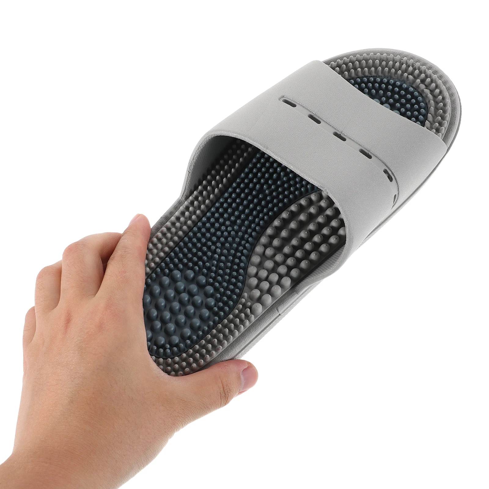 

1Pair Men Foot Massage Slippers Breathable Anti-Slip Bathroom Shower House Shoes Summer Spa Indoor Outdoor Sandals