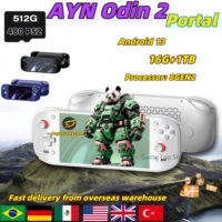 AYN Odin 2 Portal Handheld Game Console 7 Inch 120HZ Screen 8000mAh 8Gen2 Open Source 16G+1TB Retro Video Game Player PS2 PSP