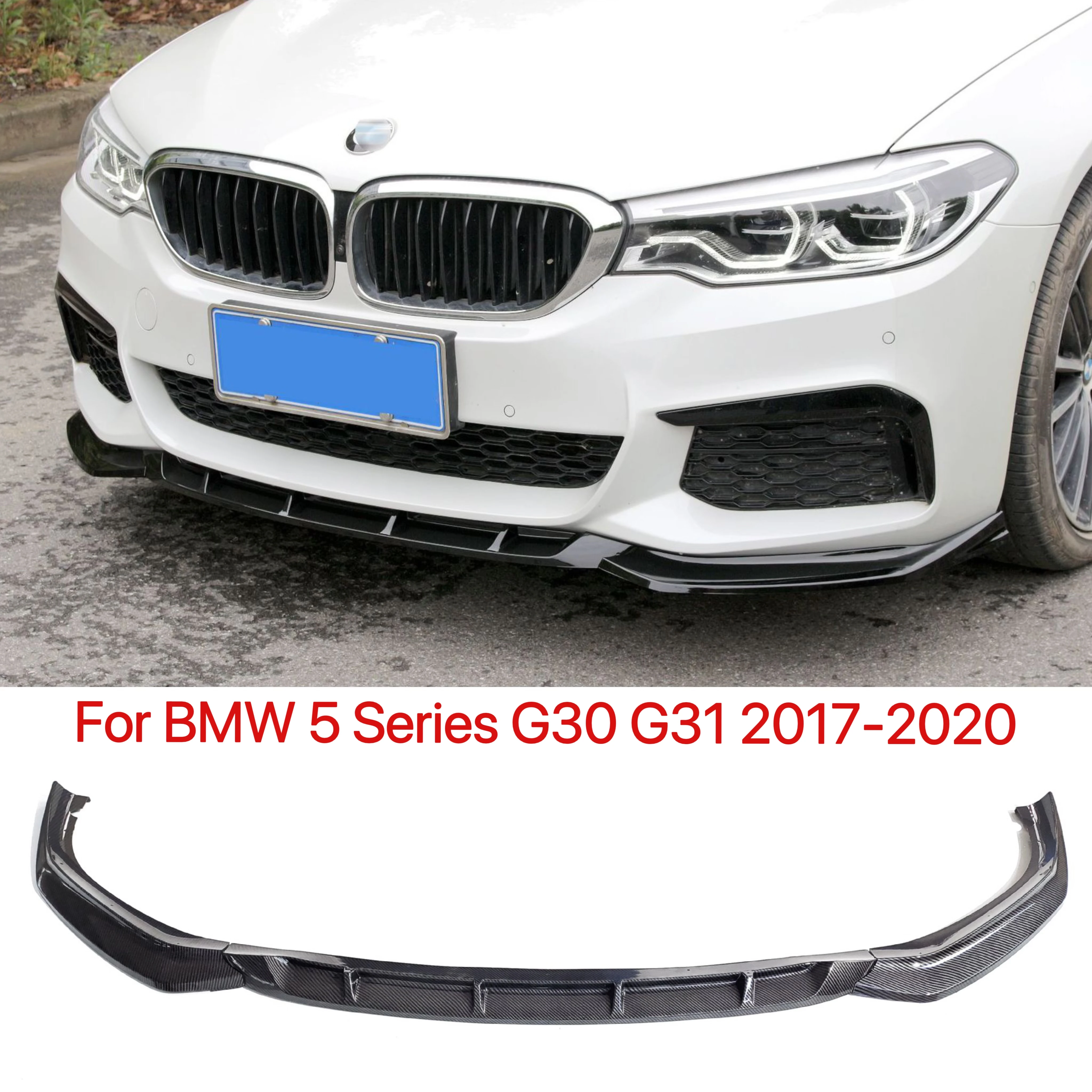 

Modified Splitter Deflector Front Bumper Lip Guard Chin Tuning Body Kit Refit For BMW 5 G30 G31 M 530d 525i 540i 530i 2017-2020