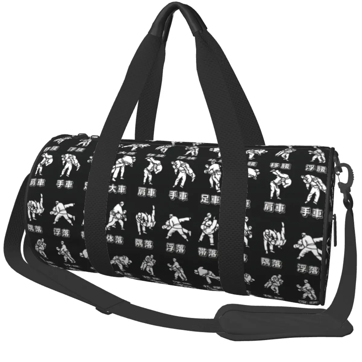 

Judo Chart -Black Sports Bags Travel Training Gym Bag Gym Accessories Graphic Handbags Men Printed Weekend Fitness Bag