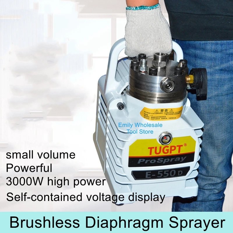 

TUGPT electric high pressure airless sprayer interior wall paint steel structure paint sprayer latex paint small sprayer