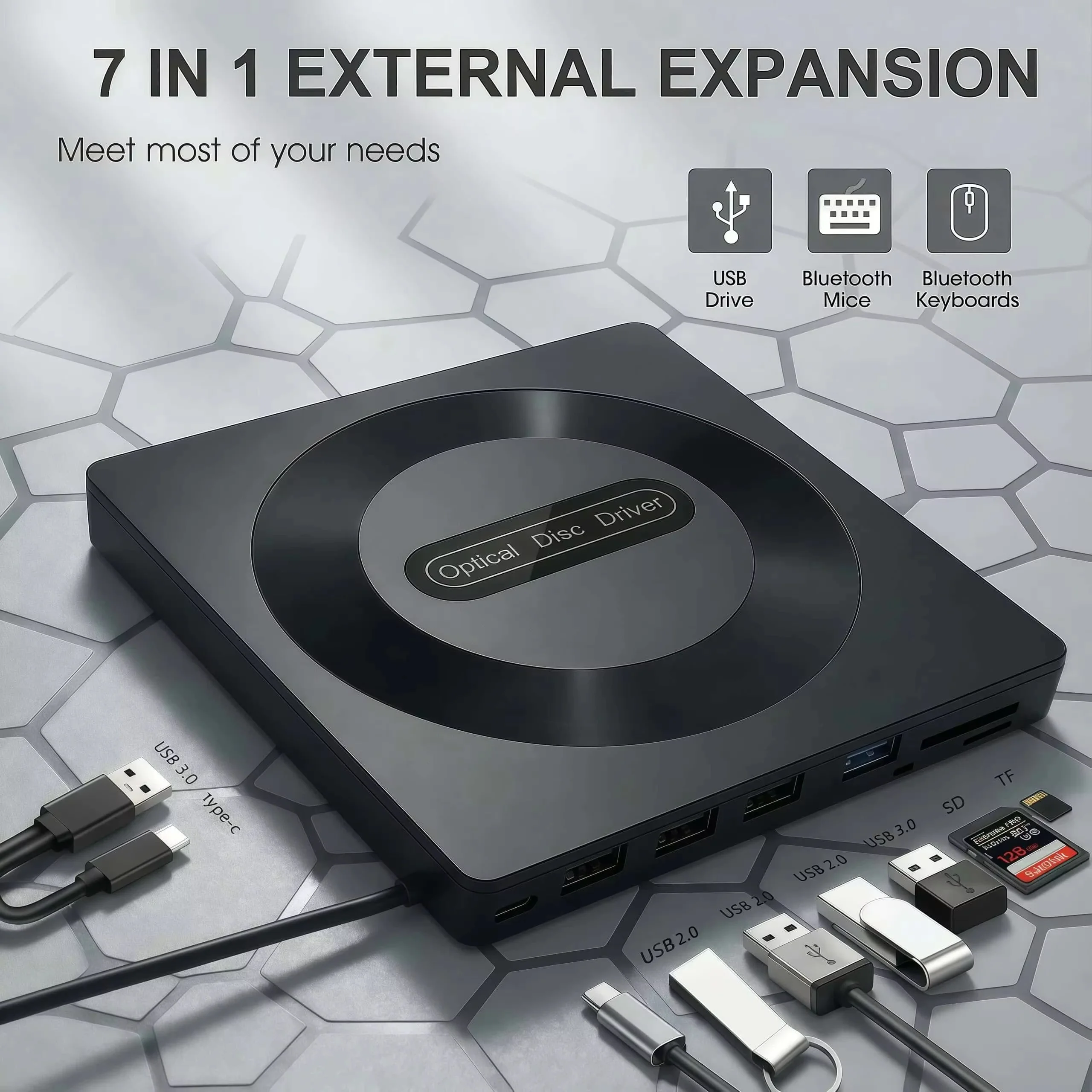 

Новый внешний оптический привод USB 3.0 типа C CD DVD RW Super Drive для ноутбука, записи DVD и функция записи