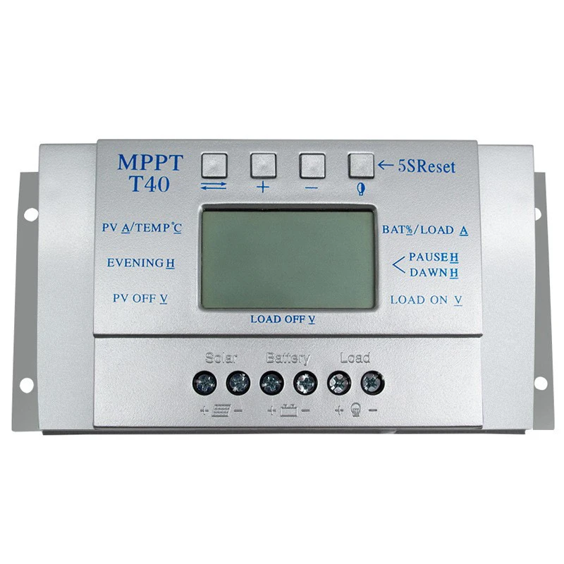 12v/24v Zero Level Display Usb Output Lcd Solar Charge And Discharge Controller