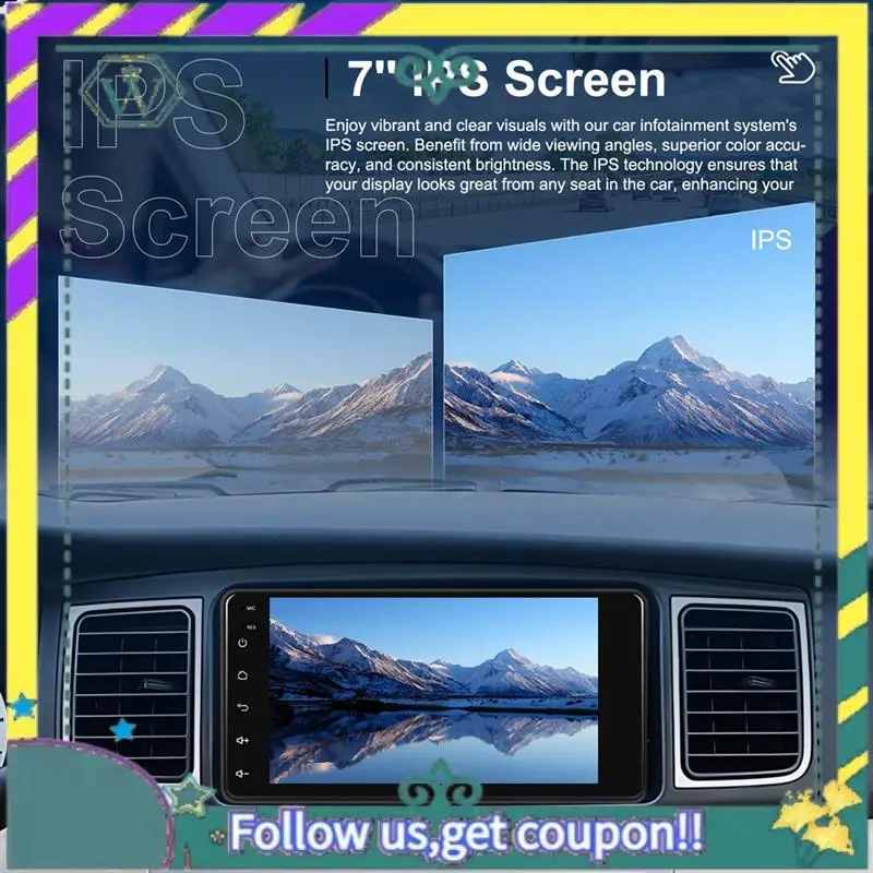

A82U-7' ' Android 15 Car Radio For Toyota RAV4 Camry Prado Hilux 4Runner Car Navigation Stereo