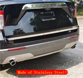 適用於 2020、2021、2022 年福特探險者的後行李箱蓋板、尾門飾條、門把手飾條、行李箱裝飾框蓋 6 最佳銷售 福特探險者後擋板裝飾條 - №3