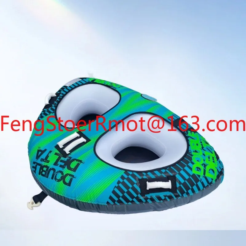 

New product spot water inflatable drag factory direct sales inflatable sofa thickened PVC durable water skiing ring
