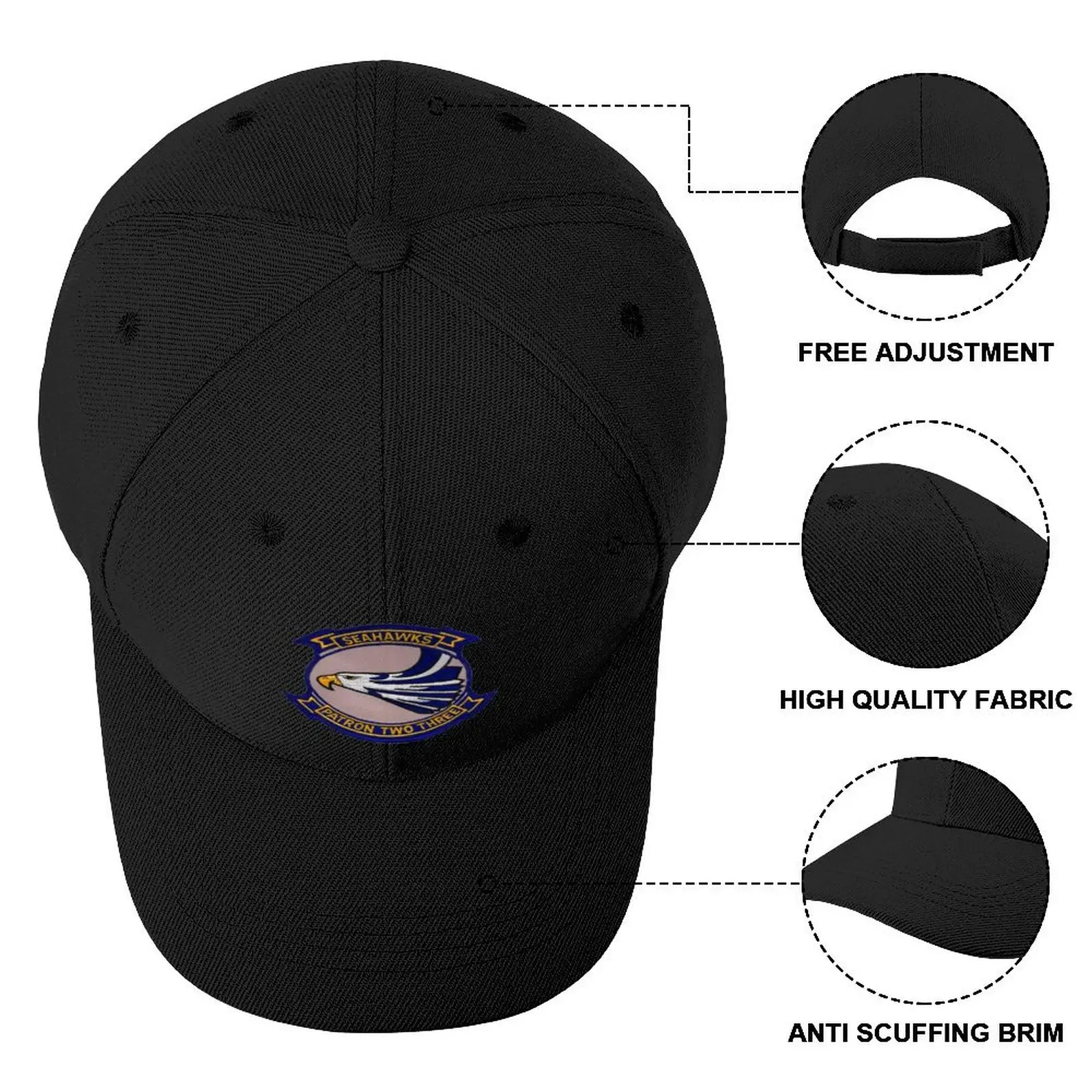 VP-23 SQUADRON STORE Baseball Cap hiking hat Fashion Beach Rugby hard hat Men Hat Women's