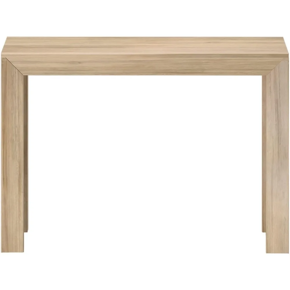 Modern Solid Wood Console Table, 46.25 Inch, Sofa Table, Narrow Entryway Table for Hallway, Behind The Couch