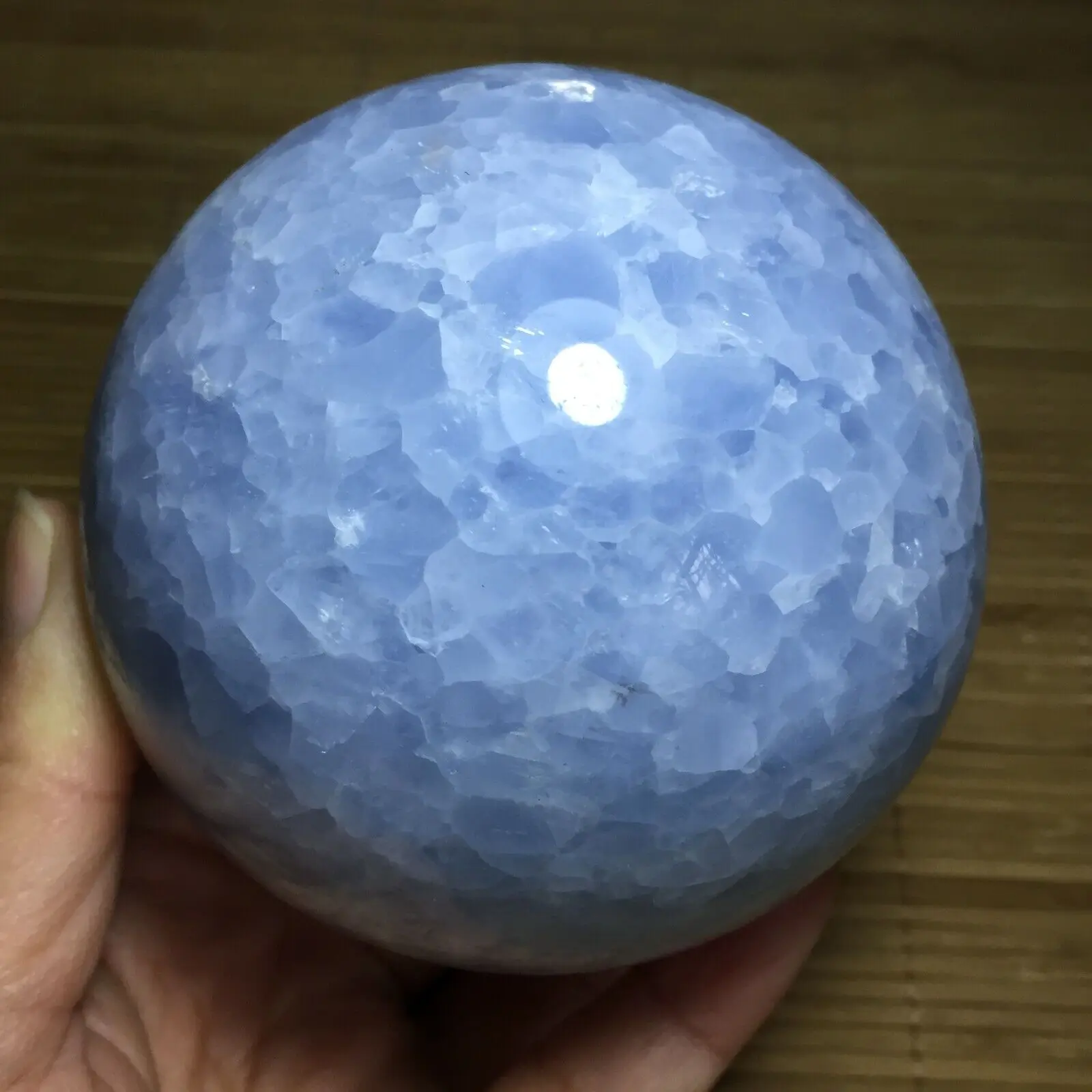 Natural Celestite Quartz Crystal Sphere Ball Reiki Healing