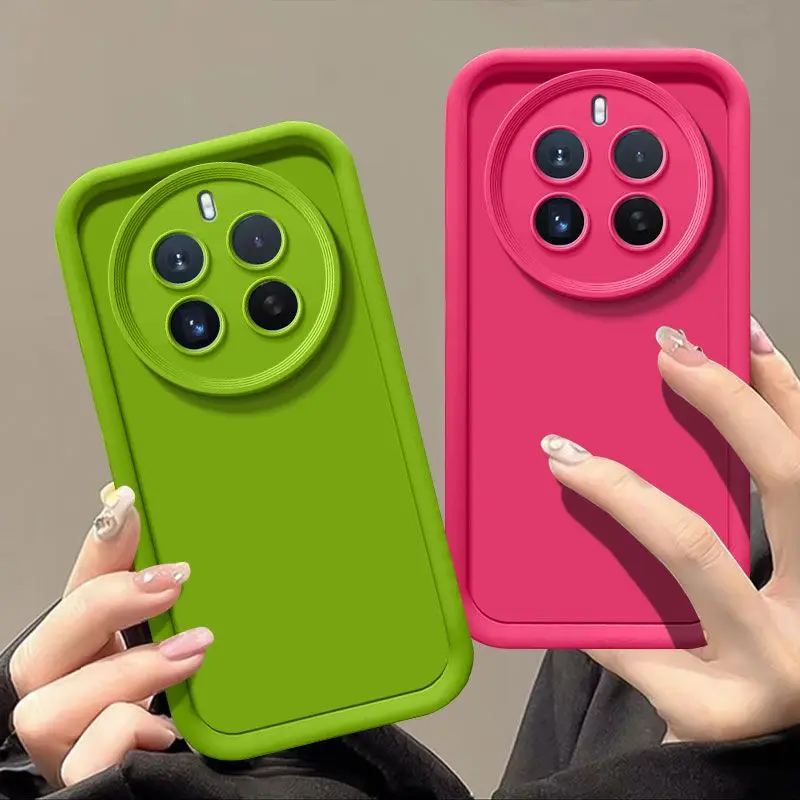 Capa de textura de pele de dopamina para realme 12 x pro plus pro lite realme 11 x realme10 luxo sílica gel anti queda medidas caso