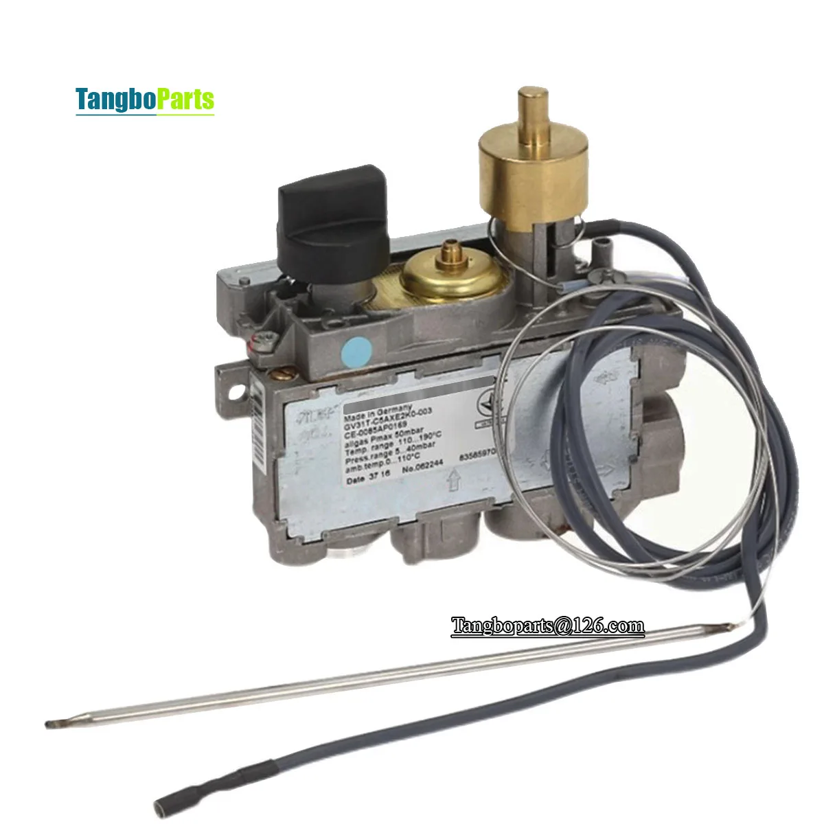 Frittierzubehör 110–190 Grad GV31T GV31T-C5AXE2K0 Ventilbaugruppe Thermostat für ELECTROLUX Fritteuse