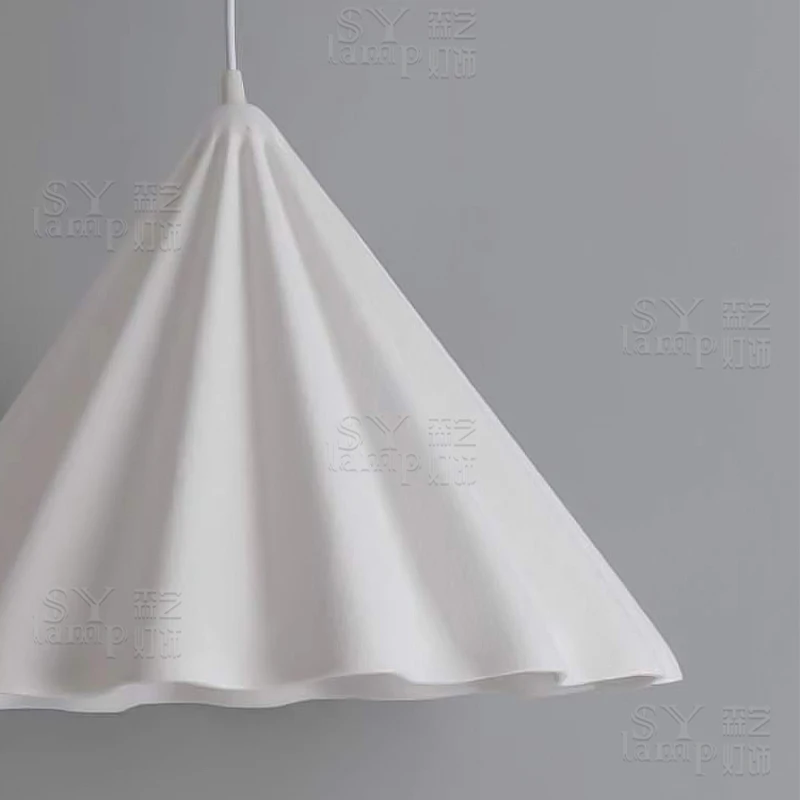 Modern Umbrella Felt Pendant Light Bedroom LED Hanging Lamp Nordic Design Simple Pendant Lamps Creative Art Home Decor Lighting image 6