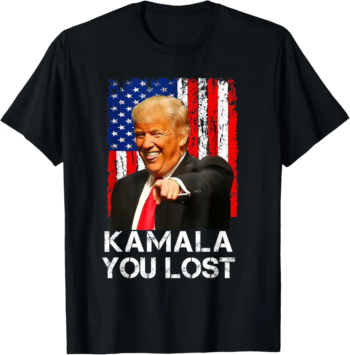 

Kamala You Lost Funny Trump Laughing at Kamala Harris T-Shirt