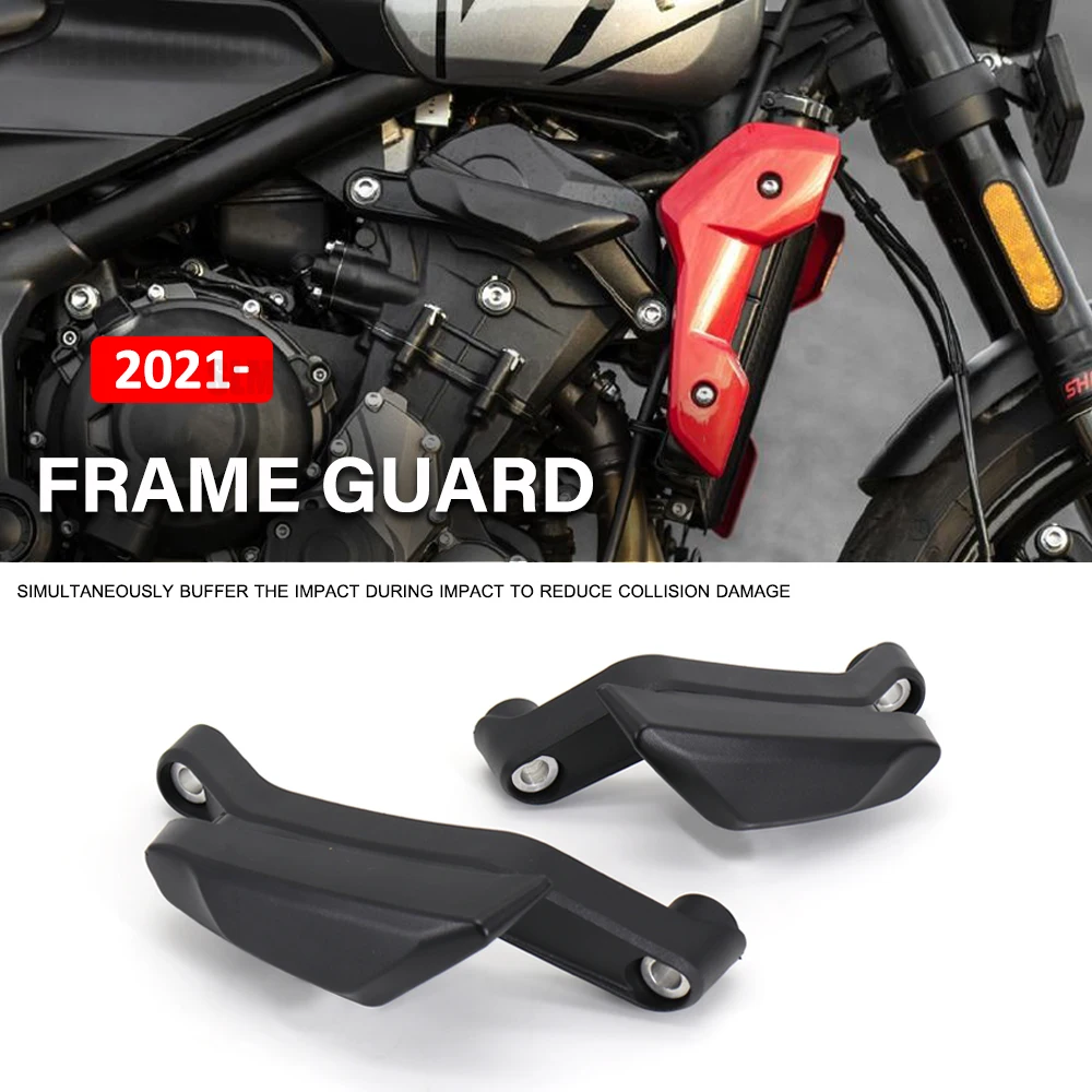 

Motorcycle Falling Protection For Trident 660 For TRIDENT 660 NEW 2021 2022 Frame Slider Fairing Guard Anti Crash Pad Protector