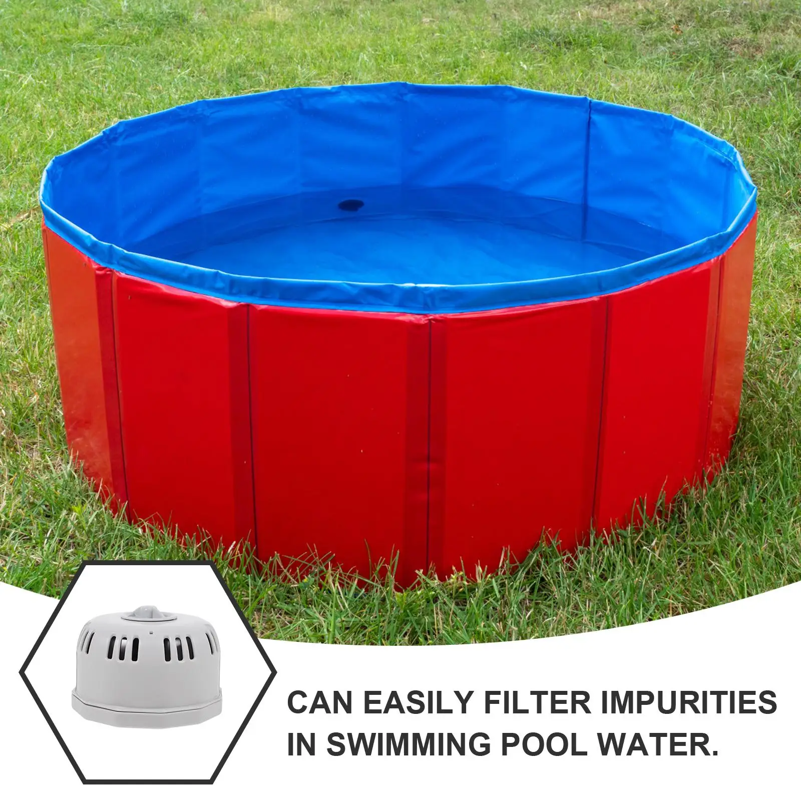 Supporto per filtro per piscina Filtrazione ad alta efficienza Durevole riutilizzabile Sostituzione per vasca idromassaggio Spa Filtri Parti per piscina fuori terra Giardinaggio