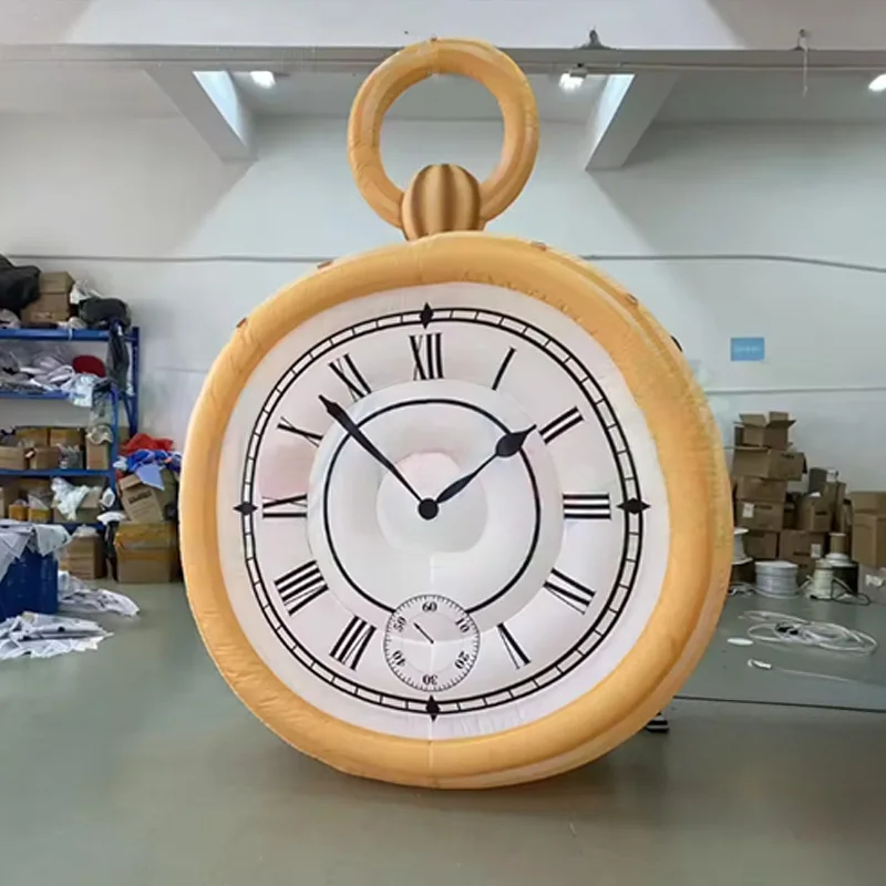 

Надувные часы с воздуходувками, декоративный реквизит для крупномасштабных наружных площадок и мероприятий торгового центра.