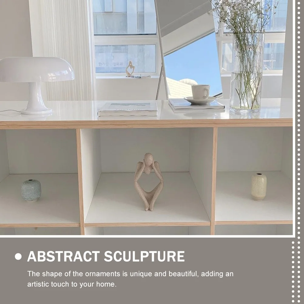 

Exquisite Abstract Desktop Sculpture Unique Art Decor for Home Office Living Room Bedroom Decoration Abstract Sculpture