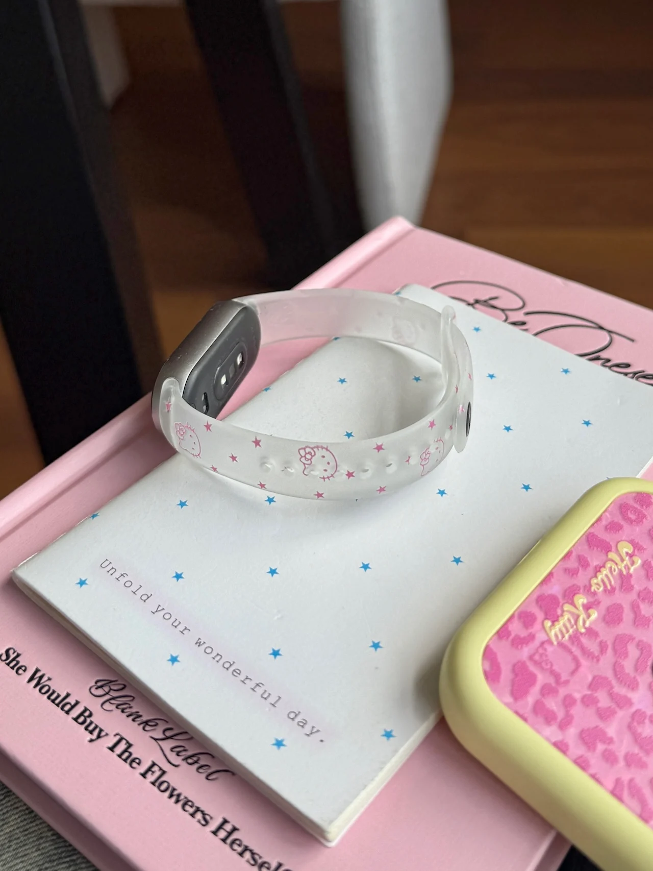 Star Print For Hello Kitty TPU Strap Fit For Xiaomi Band 7 8 9 10 Transparent Soft Adjustable Sports Replacement Wrist Accessory view 5