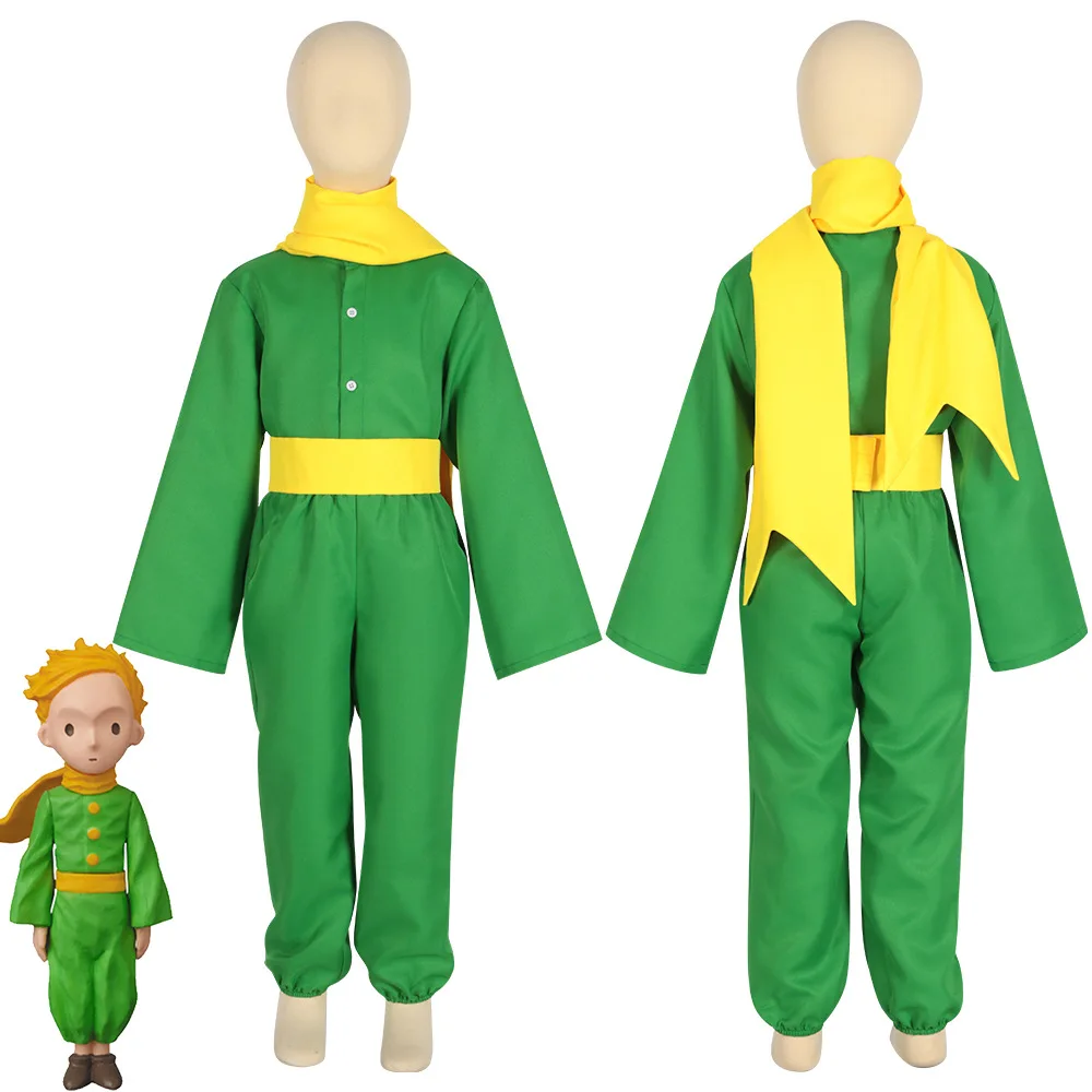 Disfraz de Cosplay de Le Petit Prince para niños y adultos, traje de actuación en escenario, Tops, pantalones, traje de fiesta de Halloween, película de Anime