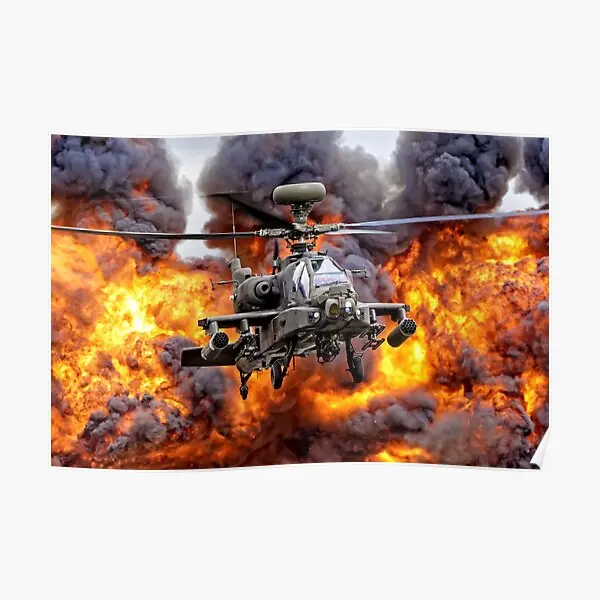 Agustawestland Apache Ah1  Poster Decor Modern Painting Print Funny Room Wall Art Vintage Picture Home Decoration Mural No Frame