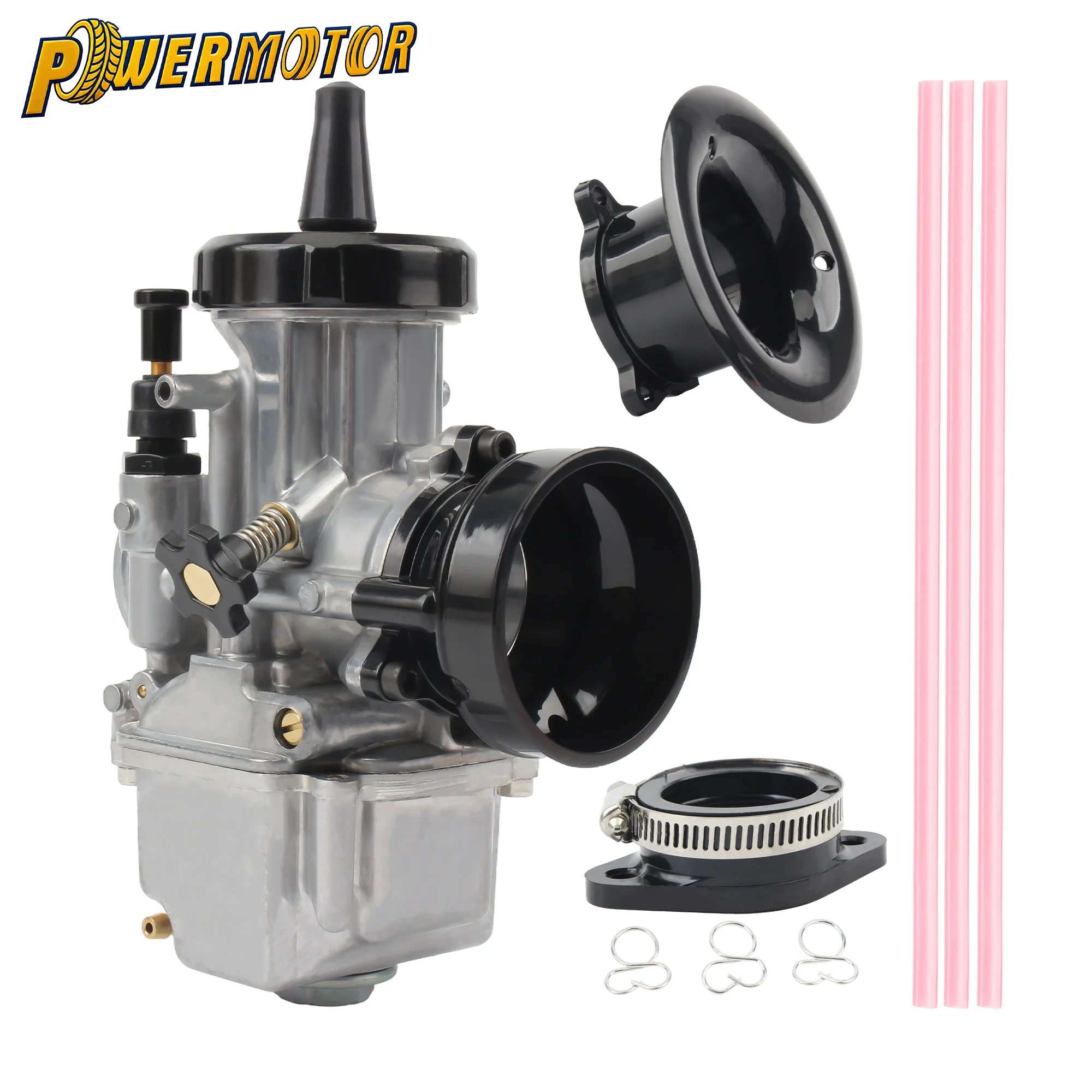

For HONDA Yamaha KTM Kawasaki KSR PWK 24 26 28 30 32 34mm Motorcycle Carburetor Kit 125-250cc ATV Dirt Bike Modified Parts