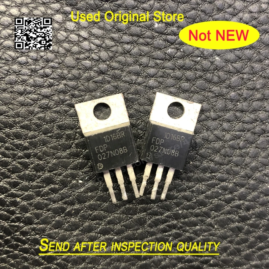 

Used 10pcs/lot FDP027N08B FDP027N08 0278N08 80V 223A TO-220 Power MOSFET