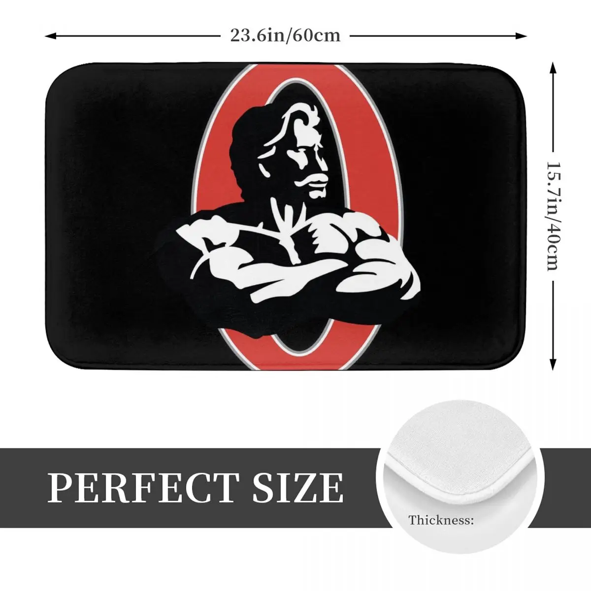 Future Mr OLYMPIA Motivations Anti-slip Doormat Floor Mat Absorbent Mat Carpet Rug for Kitchen Entrance Home Bedroom Footpad Mat