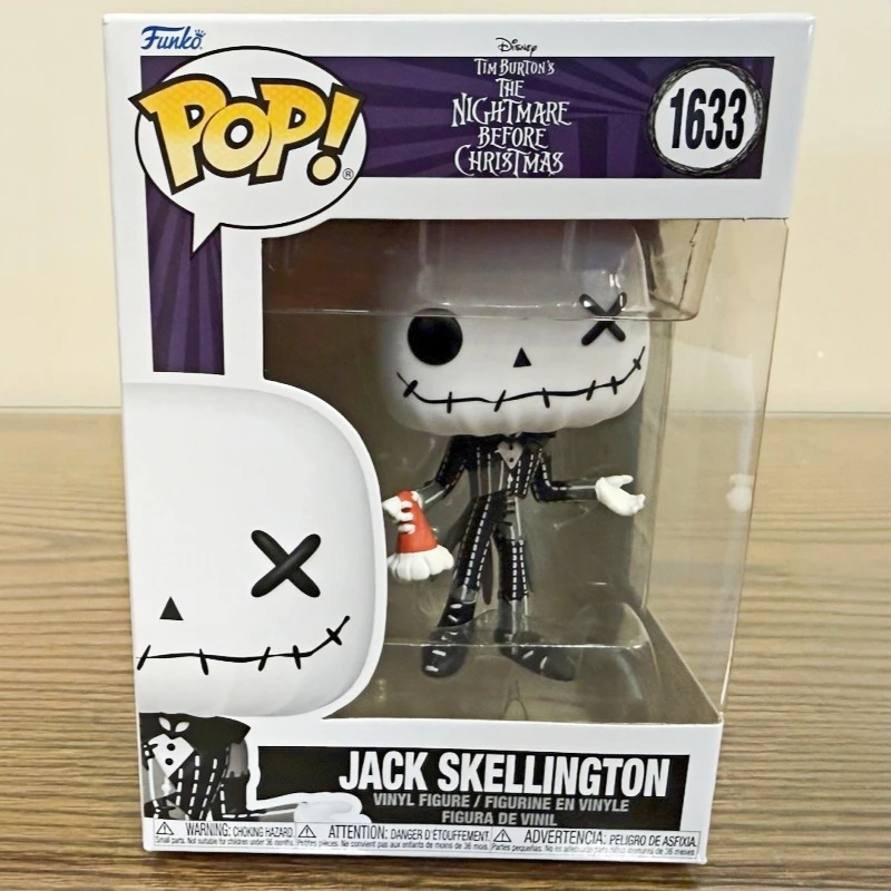 Funko Pop! Disney The Nightmare Before Christmas Jack Skellington #1633 Vinyl Figure Collectible Model Desktop Ornament Toy Gift