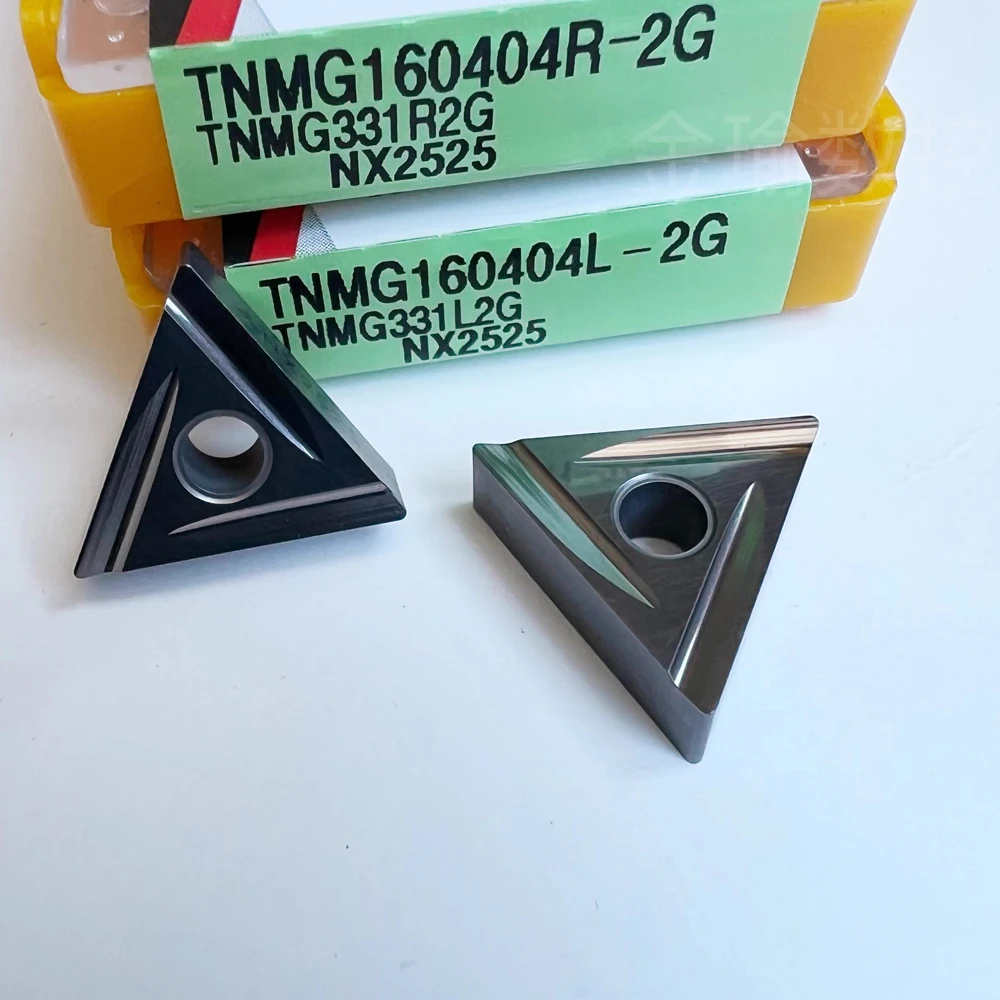 TNMG الأصلي 160408 R-2G TNMG 160404 R-2G NX2525 قاطع الأخدود المعدني سيرميت TNMG 160404 L-2G NX2525 أداة مخرطة CNC تحول لوحة TNMG