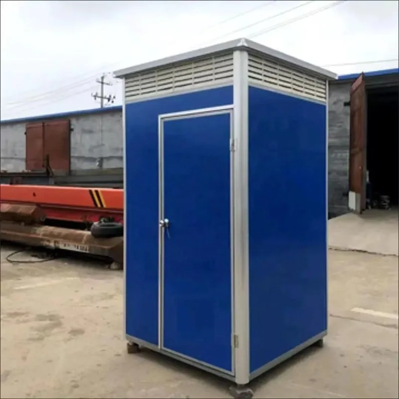 Modern Portable Steel Mobile Toilet Outdoor Public Mobile Shower Room for Schools Parks Bathrooms Sandwich Panel